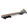 International® HX520 Tandem Tractor with 53' Flatbed Trailer (Grey)