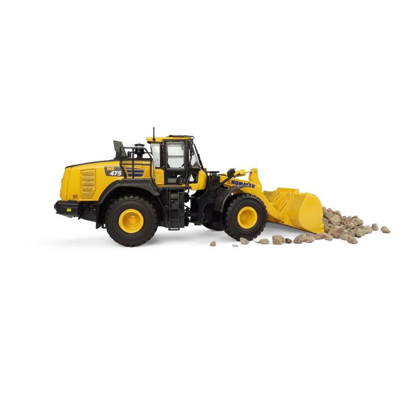 KOMATSU WA475-10 ハイダンプバケット付き 1/50スケール Amazon.com: Universal Hobbies Komatsu WA475-10 Wheel Loader