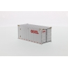 20' Dry Goods Sea Container-Red