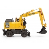 Komatsu PW148-11 Wheeled Excavator with 2 Buckets