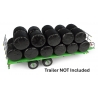 Pack of 20 Round Silage Bales-Black