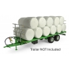 Pack of 20 Round Silage Bales-White