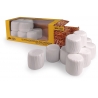 Pack of 20 Round Silage Bales-White